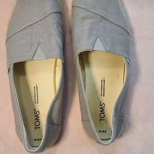 TOMS Gray Slip-On Shoes